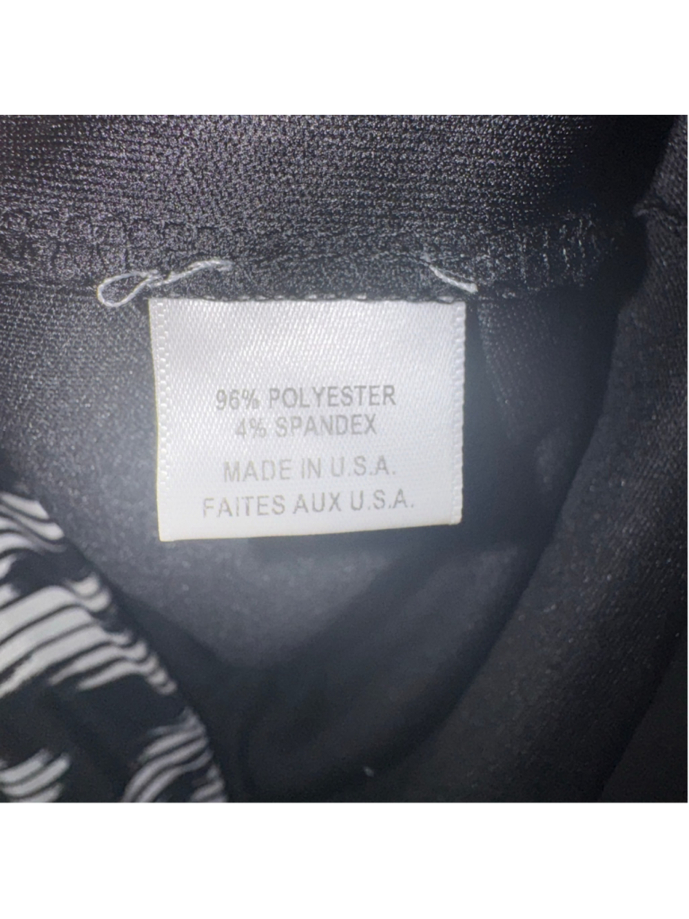 MISA Los Angeles Women's Midi Sheath Dress Size L Black White Chevron Print - Picture 8 of 11